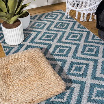 Sintra Diamond Tribal Indoor/outdoor Area Rug